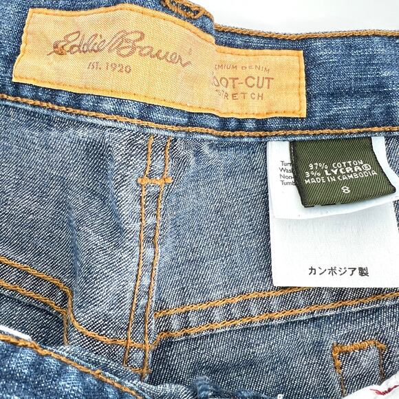Eddie Bauer Boot Cut Stretch Jeans Size 8 - Picture 7 of 10